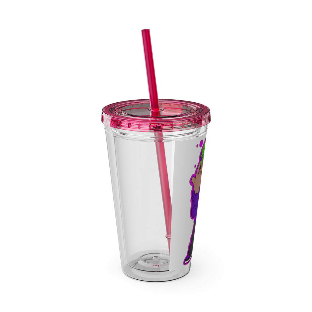 Sunsplash Tumbler with Straw, 16oz