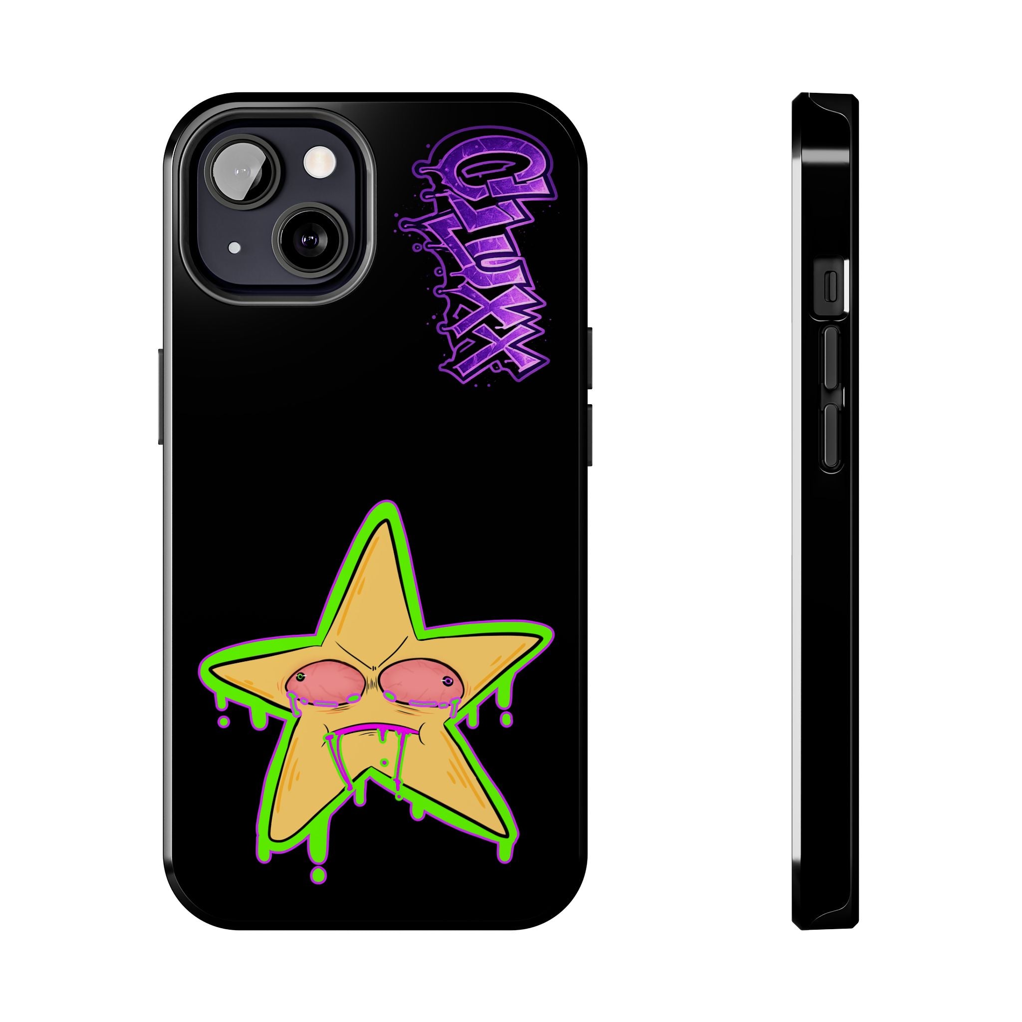 Benny The Star & CLUXX Phone Case,  Black Graphic Phone Case.