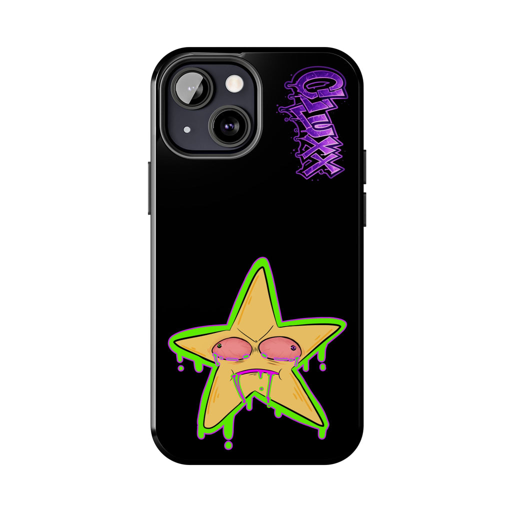 Benny The Star & CLUXX Phone Case,  Black Graphic Phone Case.