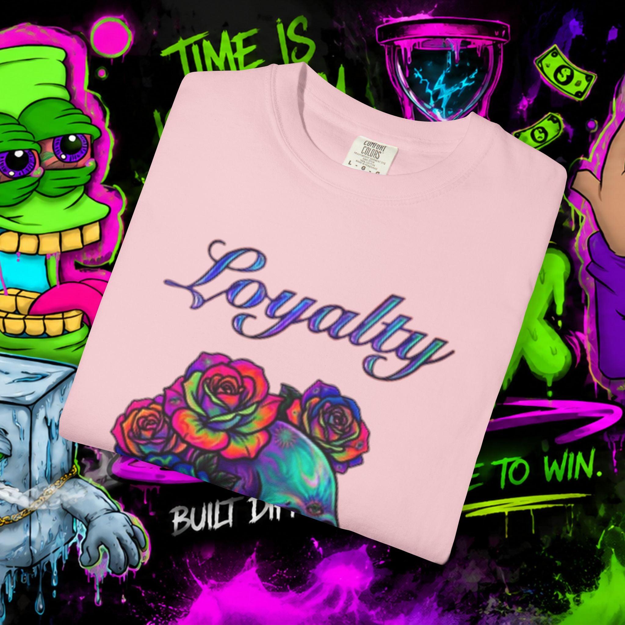 Loyalty Skull T-Shirt — Back Dagger Graphic