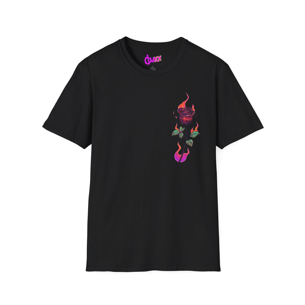 No Evil Graphic Tee – Burning Rose Streetwear T-Shirt