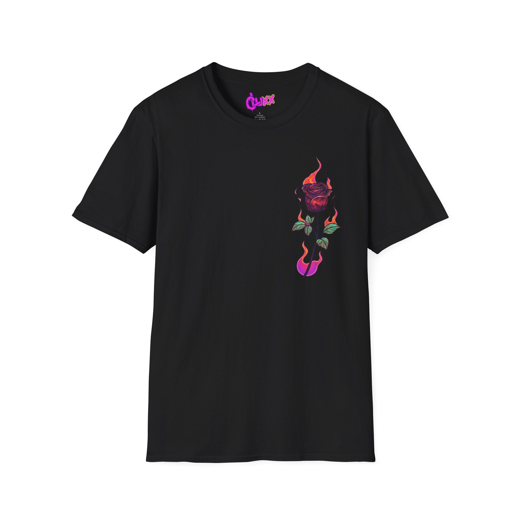 No Evil Graphic Tee – Burning Rose Streetwear T-Shirt