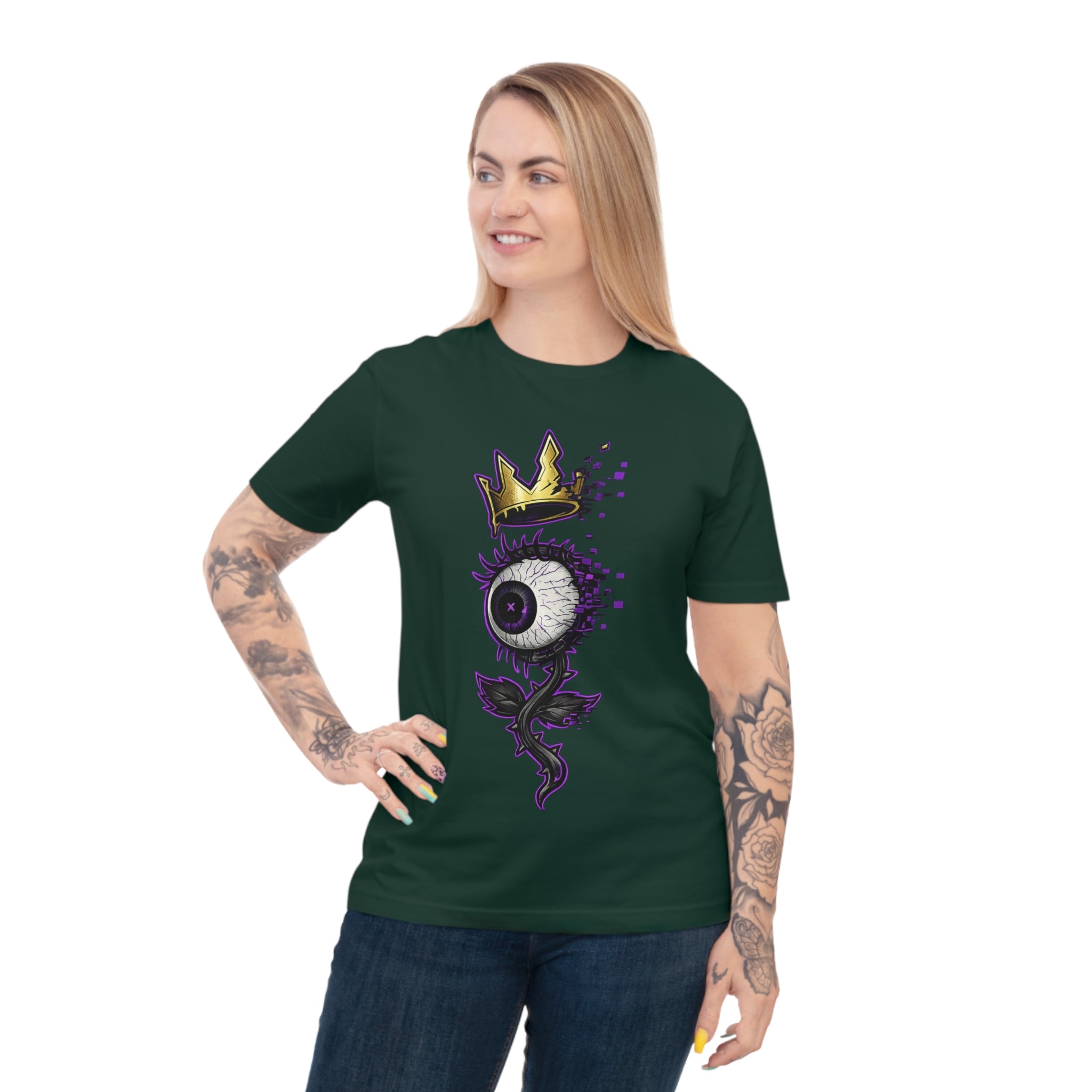 See Beyond The Glitch | Organic Cotton Tee 👁️👑⚡