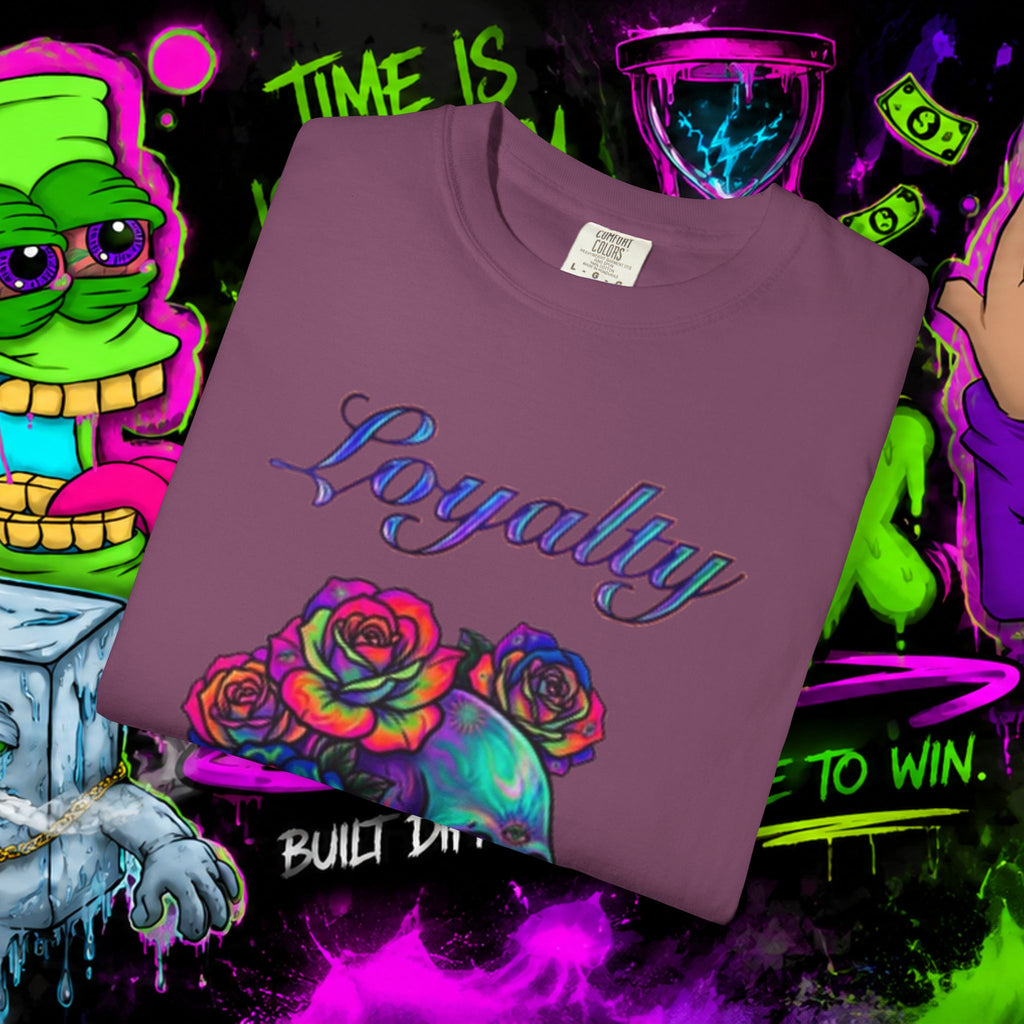 Loyalty Skull T-Shirt — Back Dagger Graphic