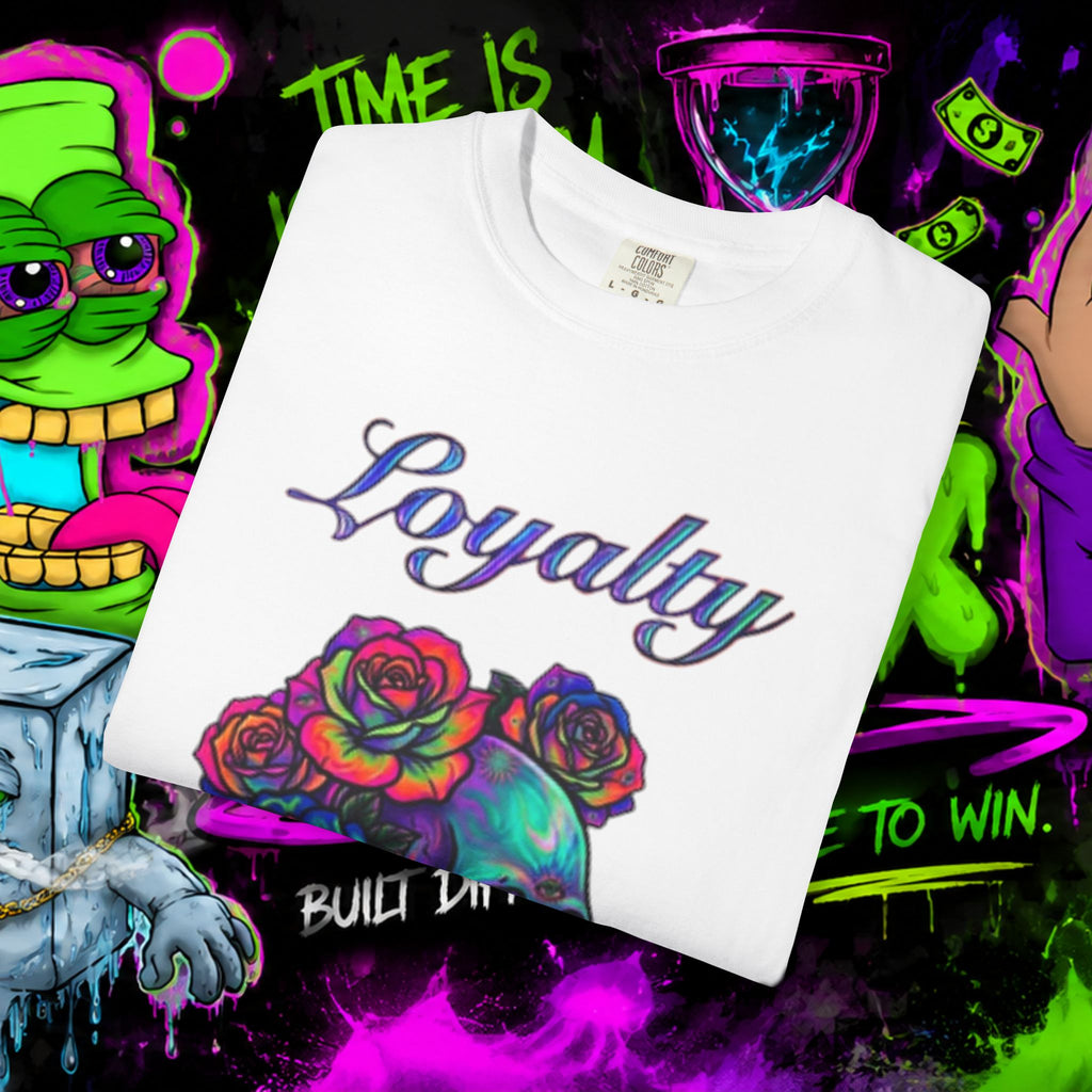 Loyalty Skull T-Shirt — Back Dagger Graphic