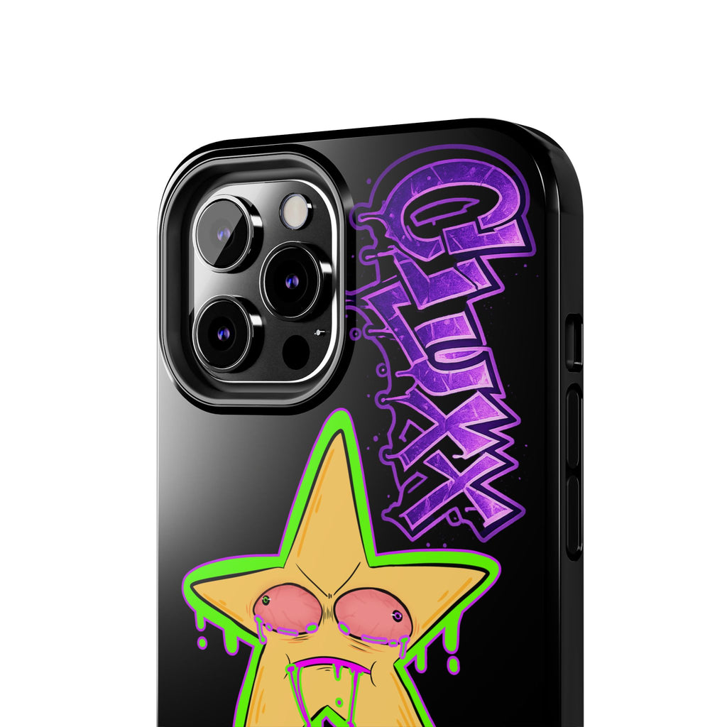 Benny The Star & CLUXX Phone Case,  Black Graphic Phone Case.