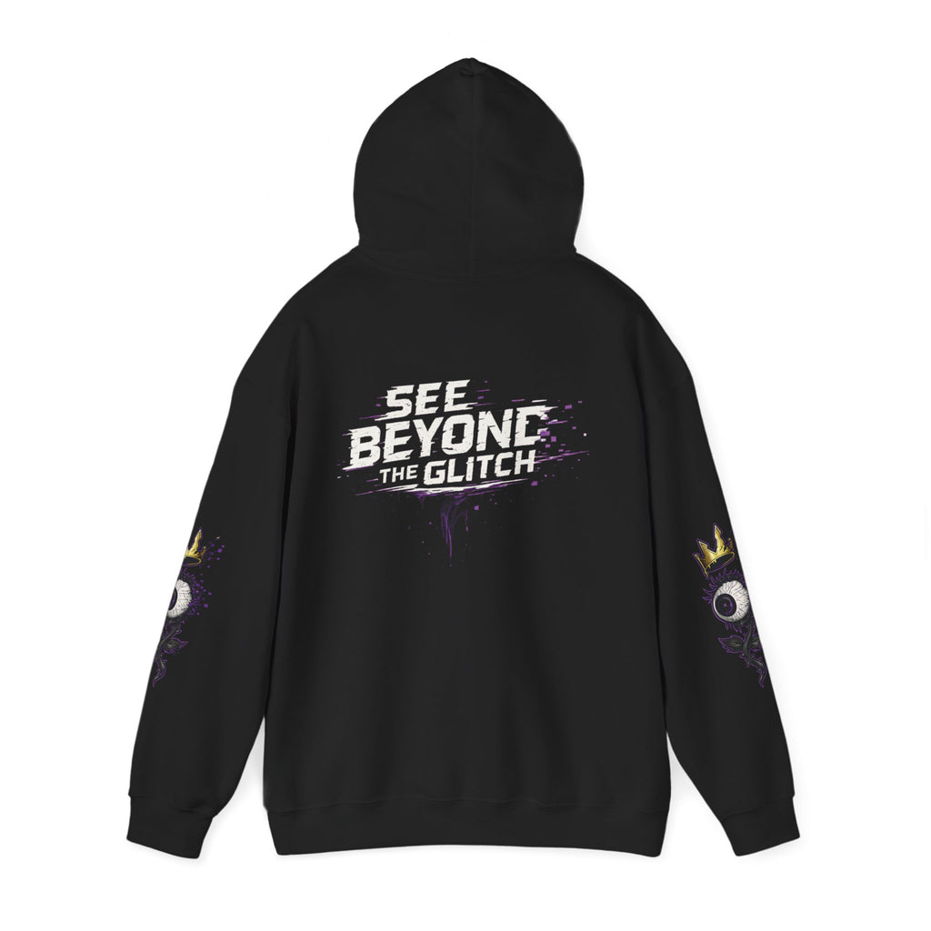 CL LUXX See Beyond The Glitch Graphic Streetwear Hoodie