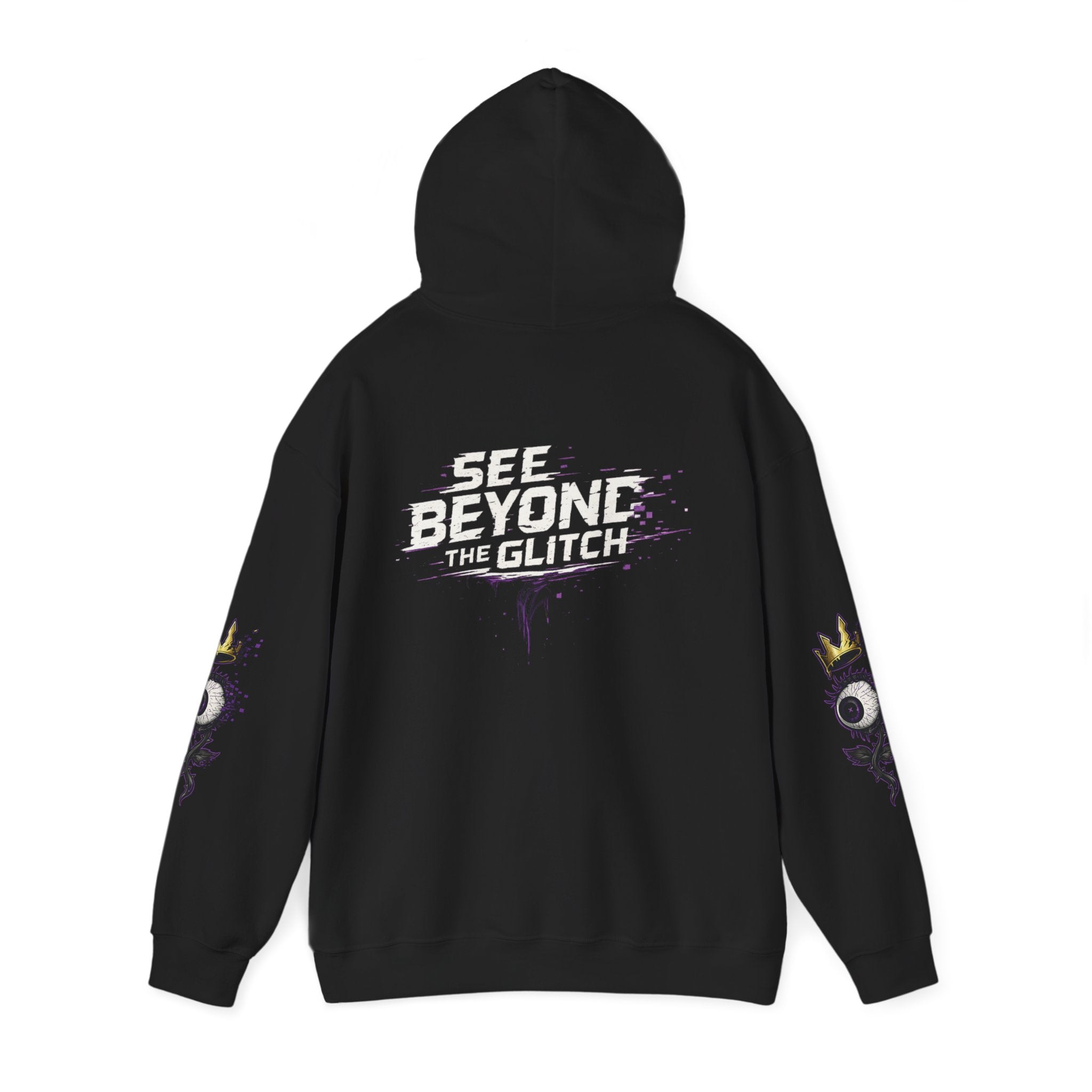 CL LUXX See Beyond The Glitch Graphic Streetwear Hoodie