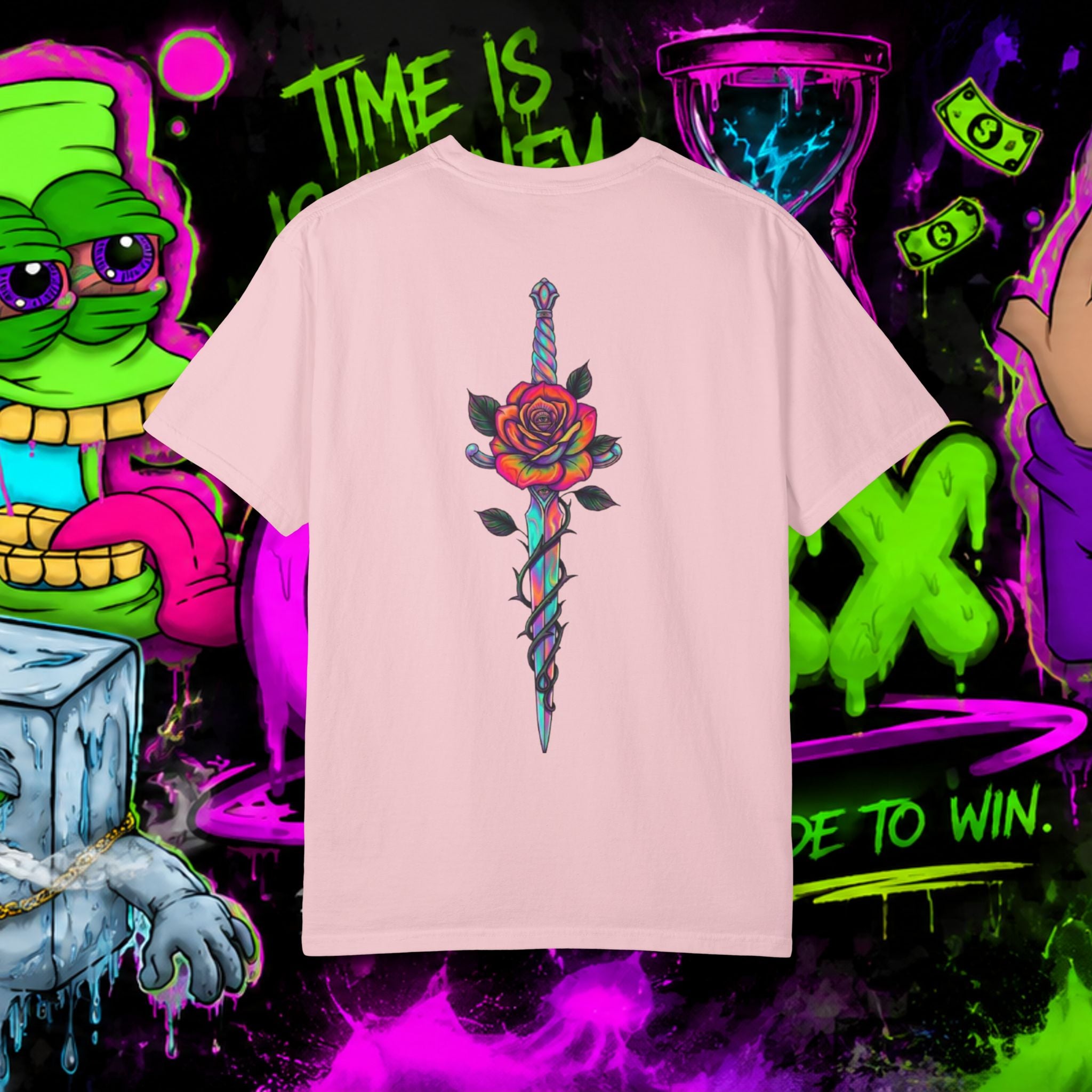 Loyalty Skull T-Shirt — Back Dagger Graphic