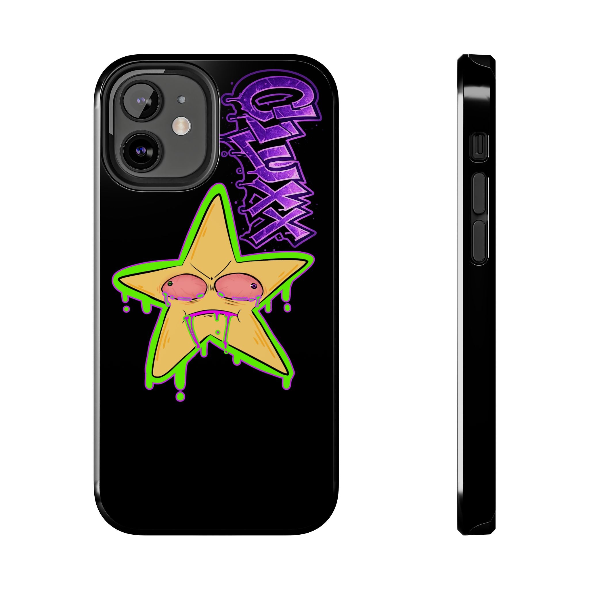 Benny The Star & CLUXX Phone Case,  Black Graphic Phone Case.