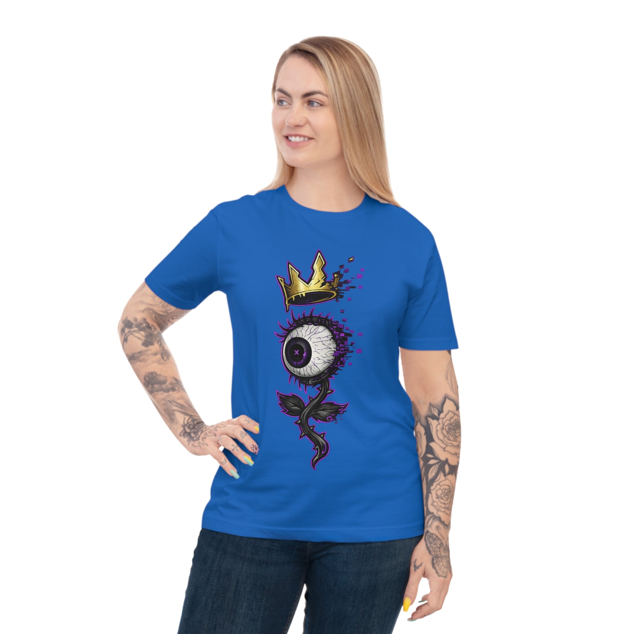 See Beyond The Glitch | Organic Cotton Tee 👁️👑⚡