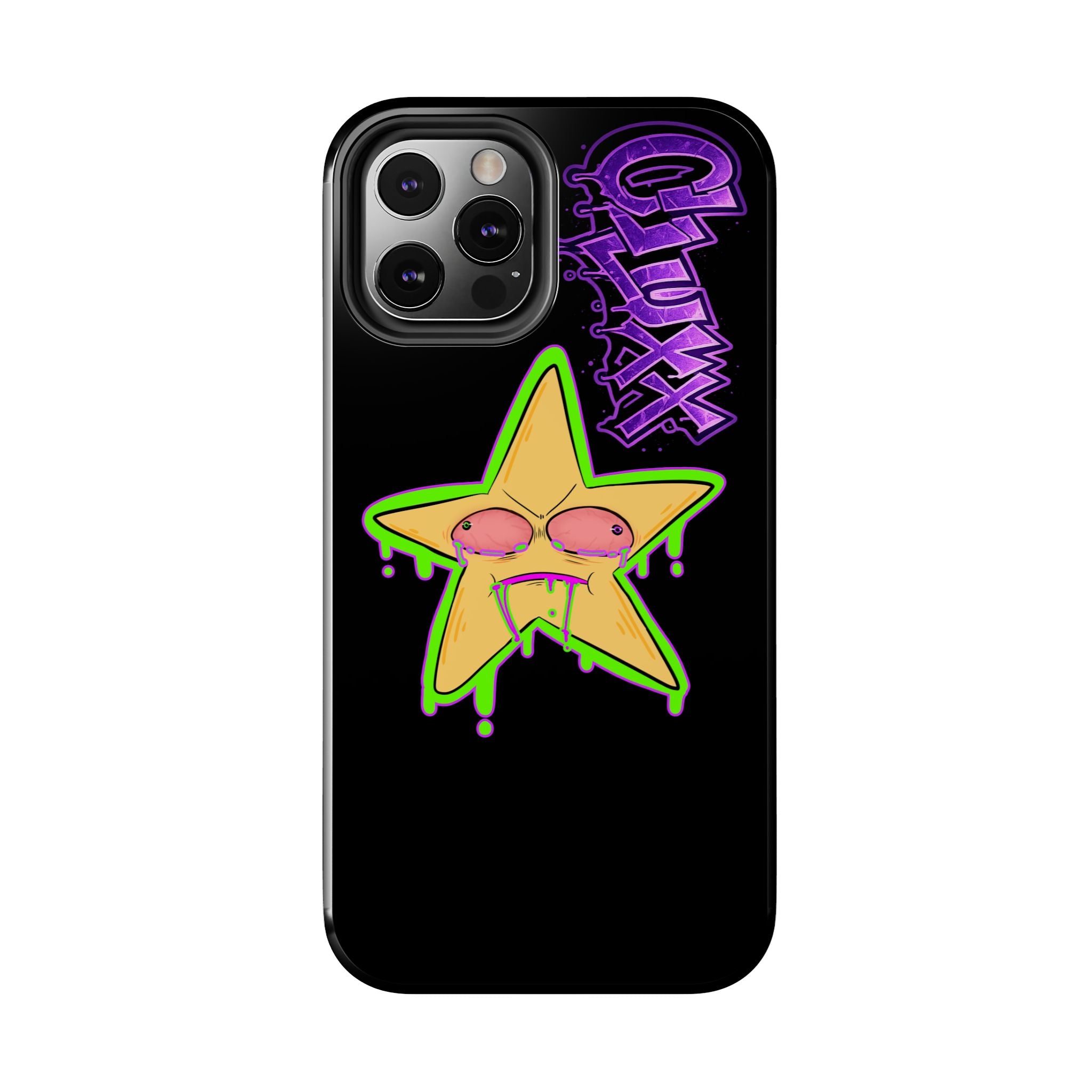 Benny The Star & CLUXX Phone Case,  Black Graphic Phone Case.