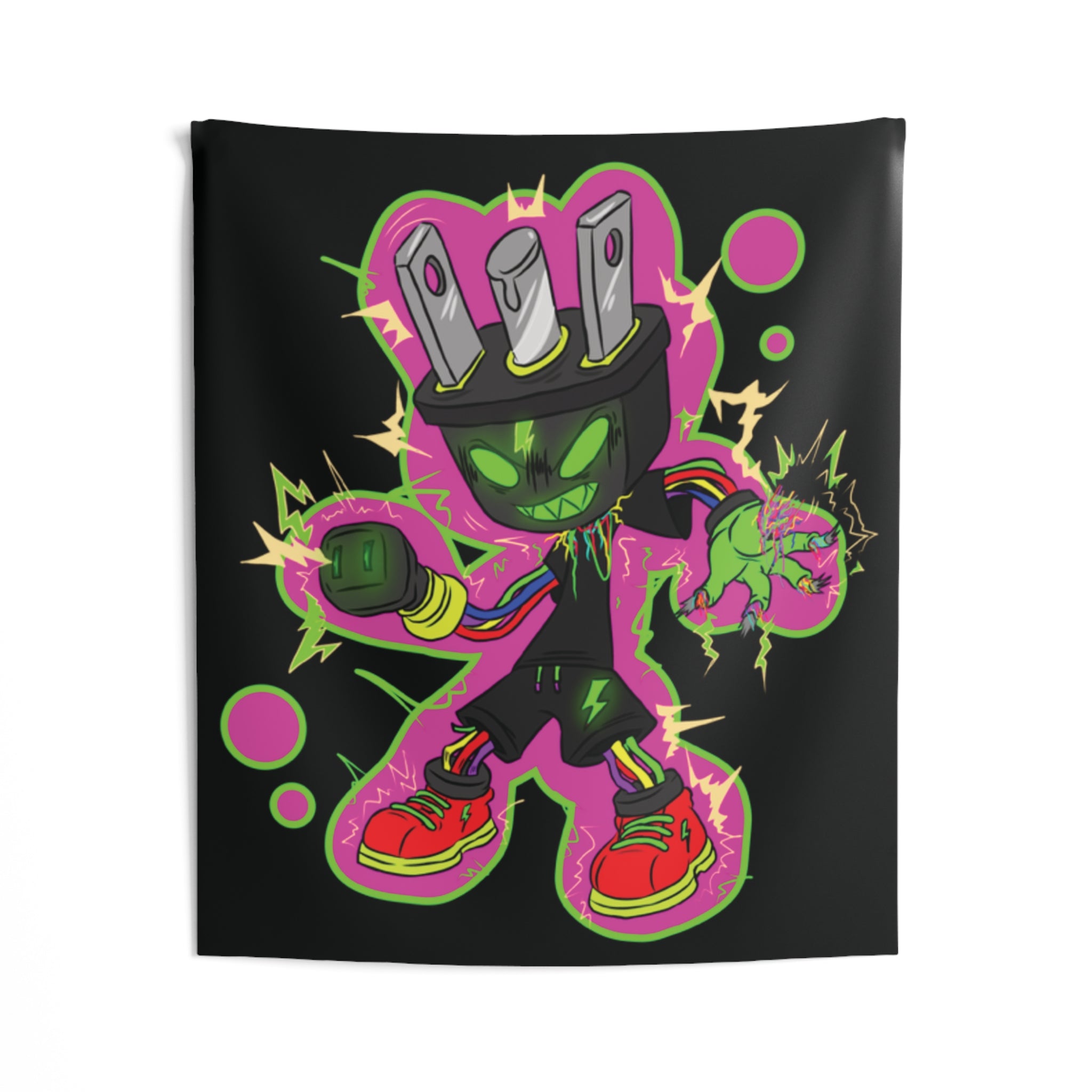 Splat Wall Tapestry | Neon Street Canvas
