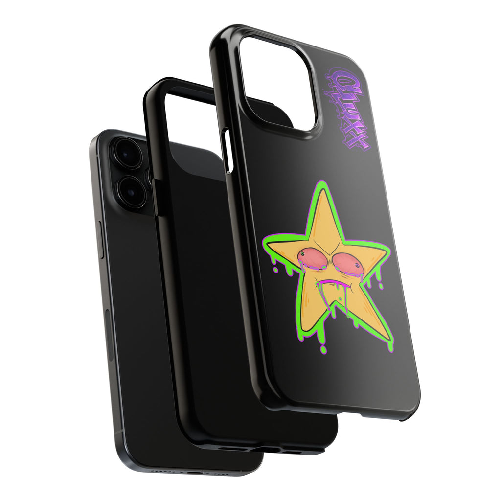 Benny The Star & CLUXX Phone Case,  Black Graphic Phone Case.