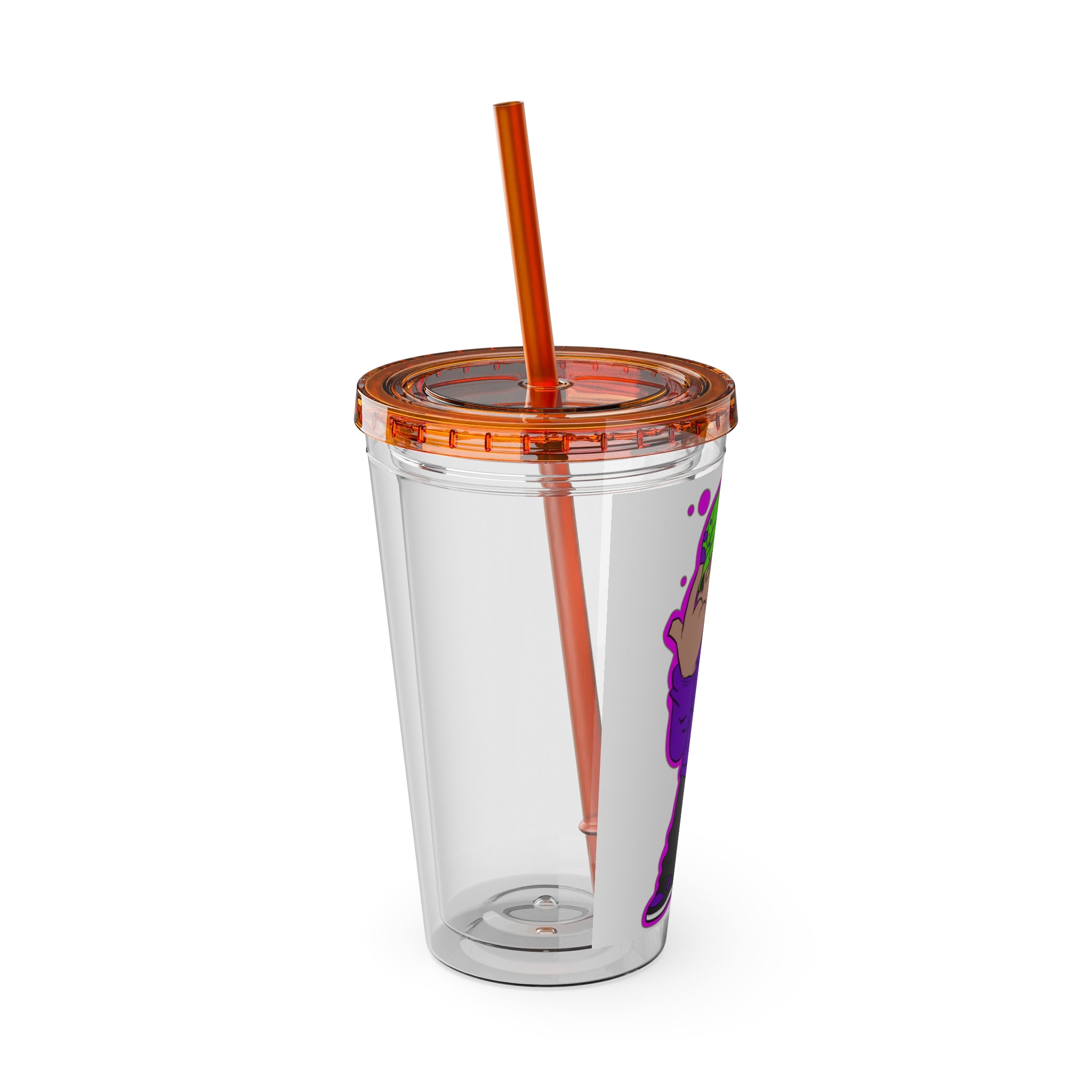 Sunsplash Tumbler with Straw, 16oz