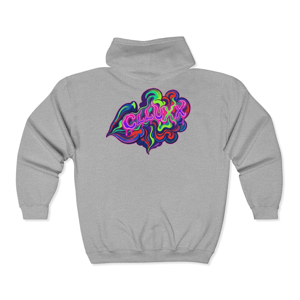 Split Heart Zip Hoodie – CL LUXX Graphic Streetwear