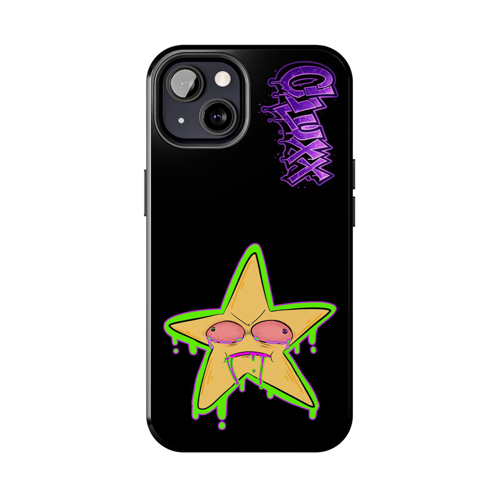 Benny The Star & CLUXX Phone Case,  Black Graphic Phone Case.