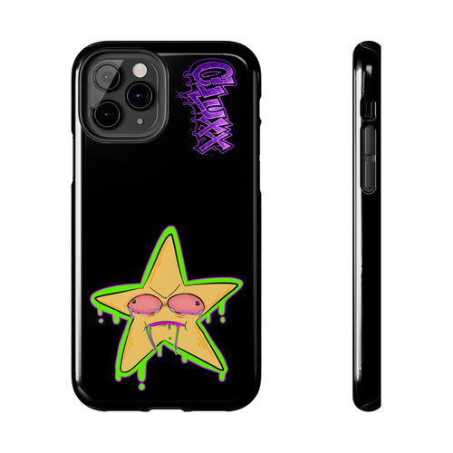 Benny The Star & CLUXX Phone Case,  Black Graphic Phone Case.