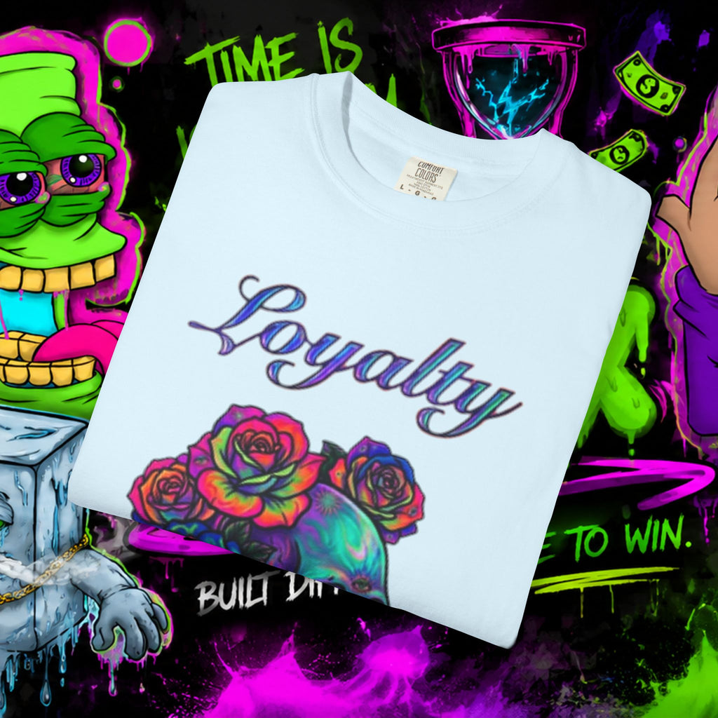 Loyalty Skull T-Shirt — Back Dagger Graphic