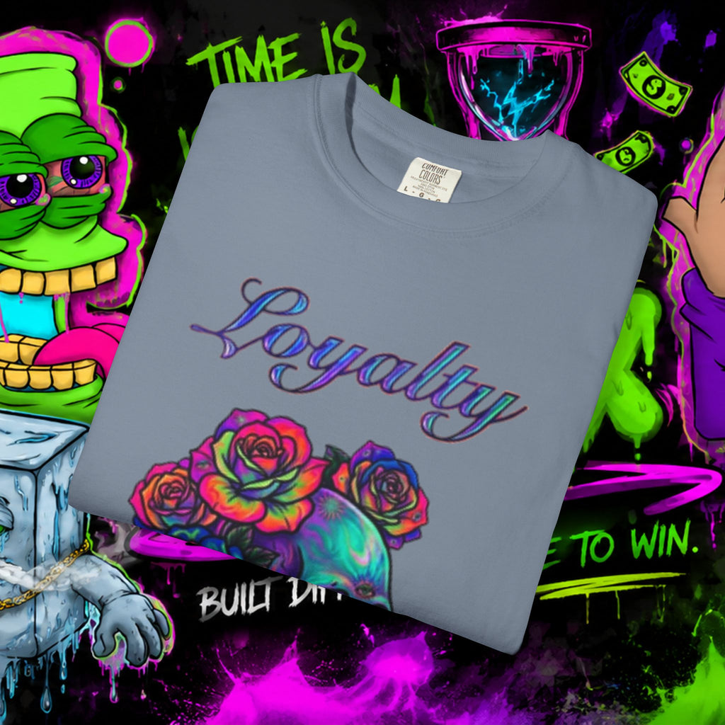 Loyalty Skull T-Shirt — Back Dagger Graphic