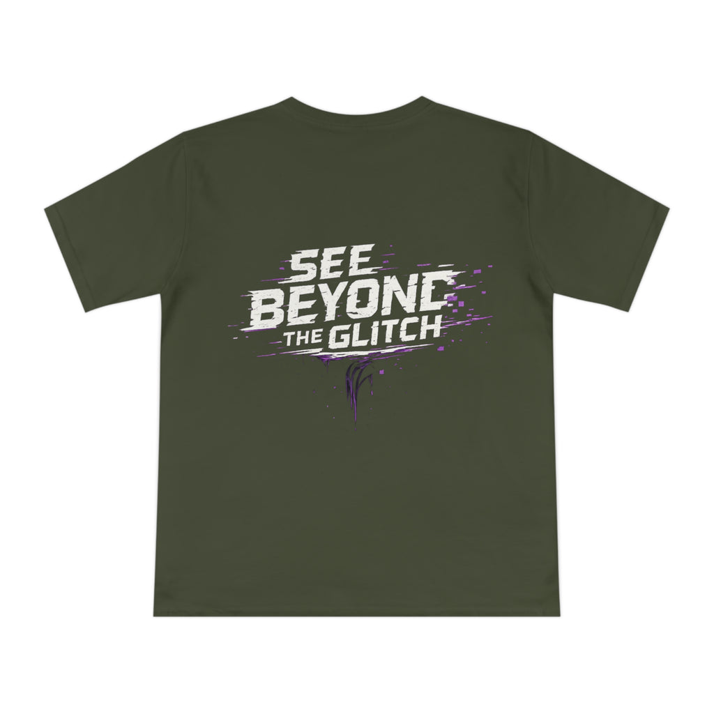 See Beyond The Glitch | Organic Cotton Tee 👁️👑⚡