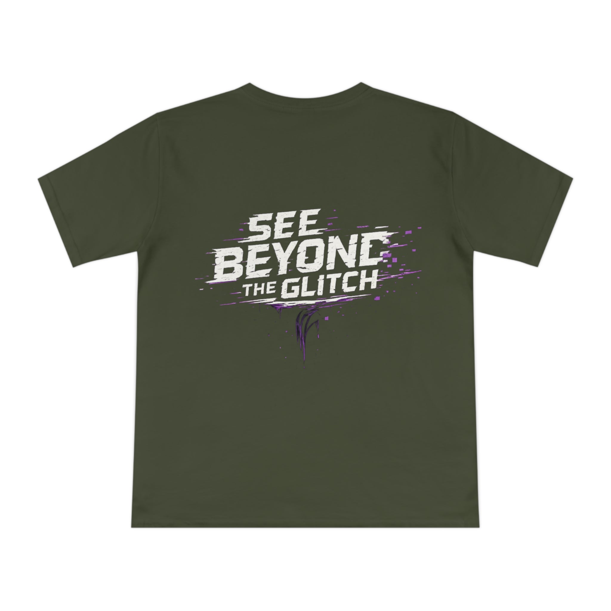 See Beyond The Glitch | Organic Cotton Tee 👁️👑⚡