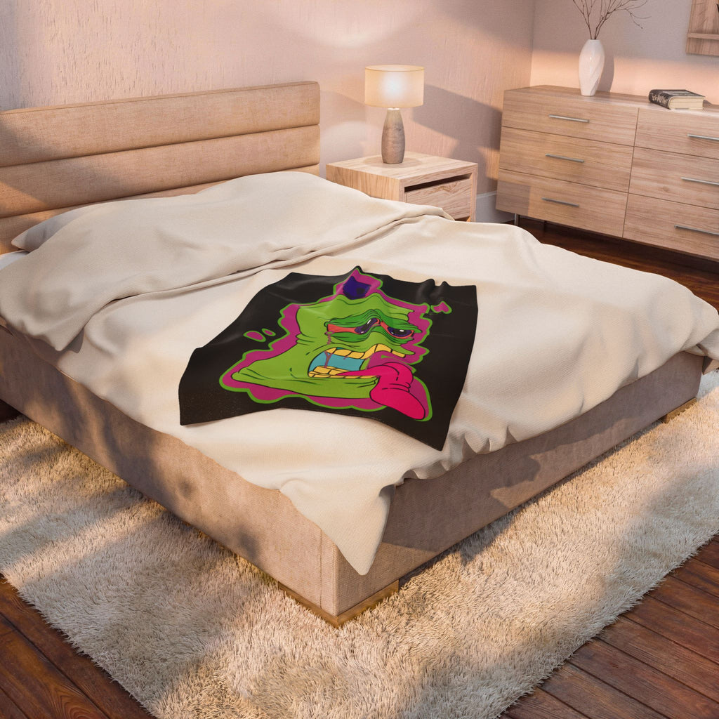 Splat Velveteen Blanket | Living Canvas Throw