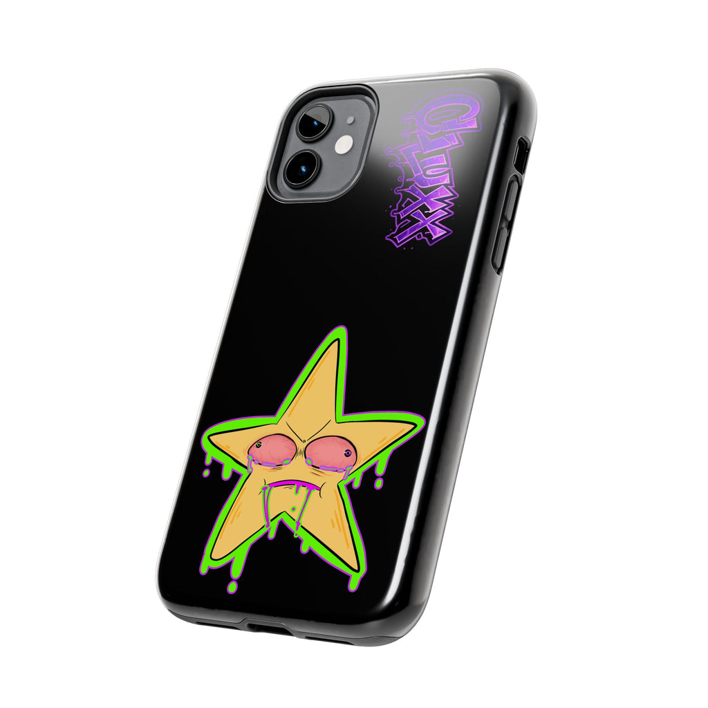 Benny The Star & CLUXX Phone Case,  Black Graphic Phone Case.
