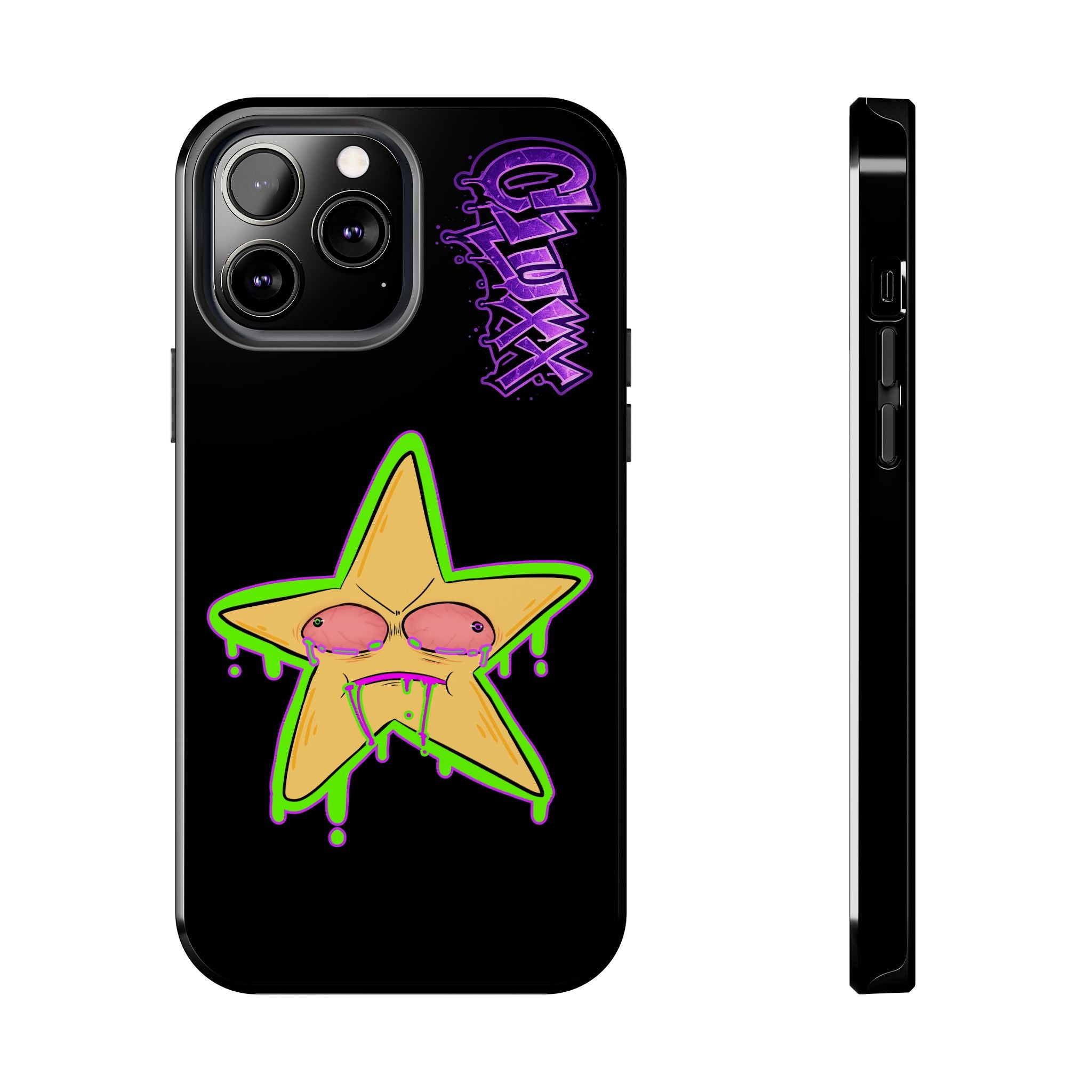 Benny The Star & CLUXX Phone Case,  Black Graphic Phone Case.