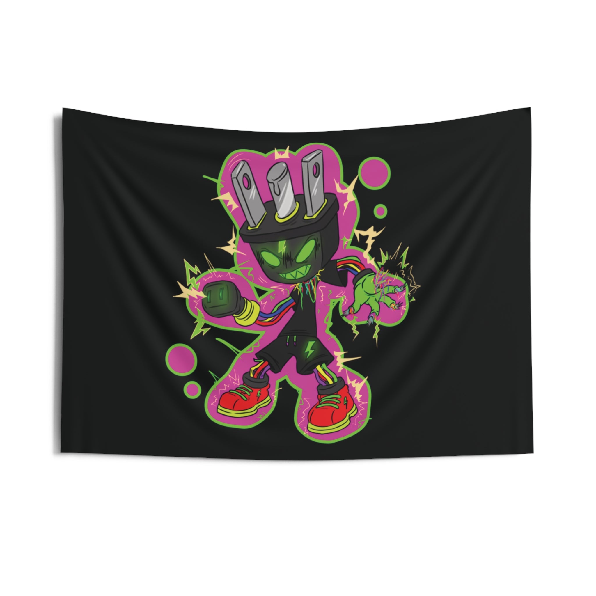 Splat Wall Tapestry | Neon Street Canvas