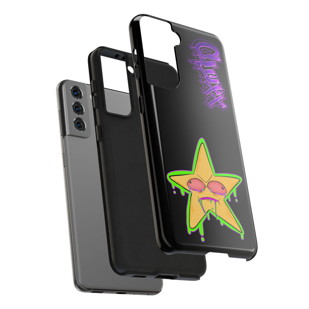 Benny The Star & CLUXX Phone Case,  Black Graphic Phone Case.