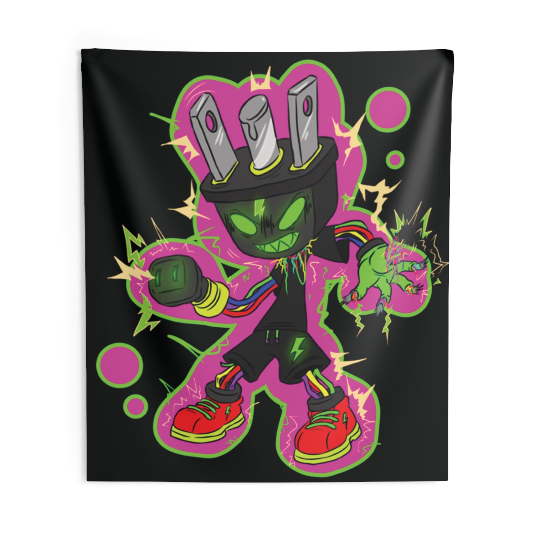 Splat Wall Tapestry | Neon Street Canvas