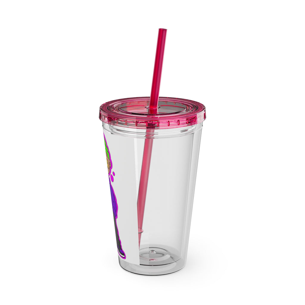 Sunsplash Tumbler with Straw, 16oz