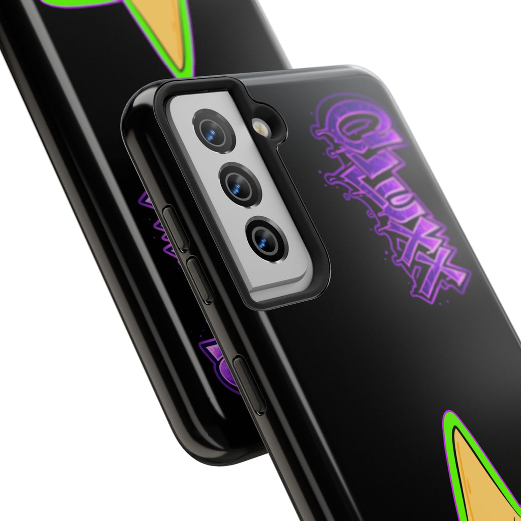 Benny The Star & CLUXX Phone Case,  Black Graphic Phone Case.
