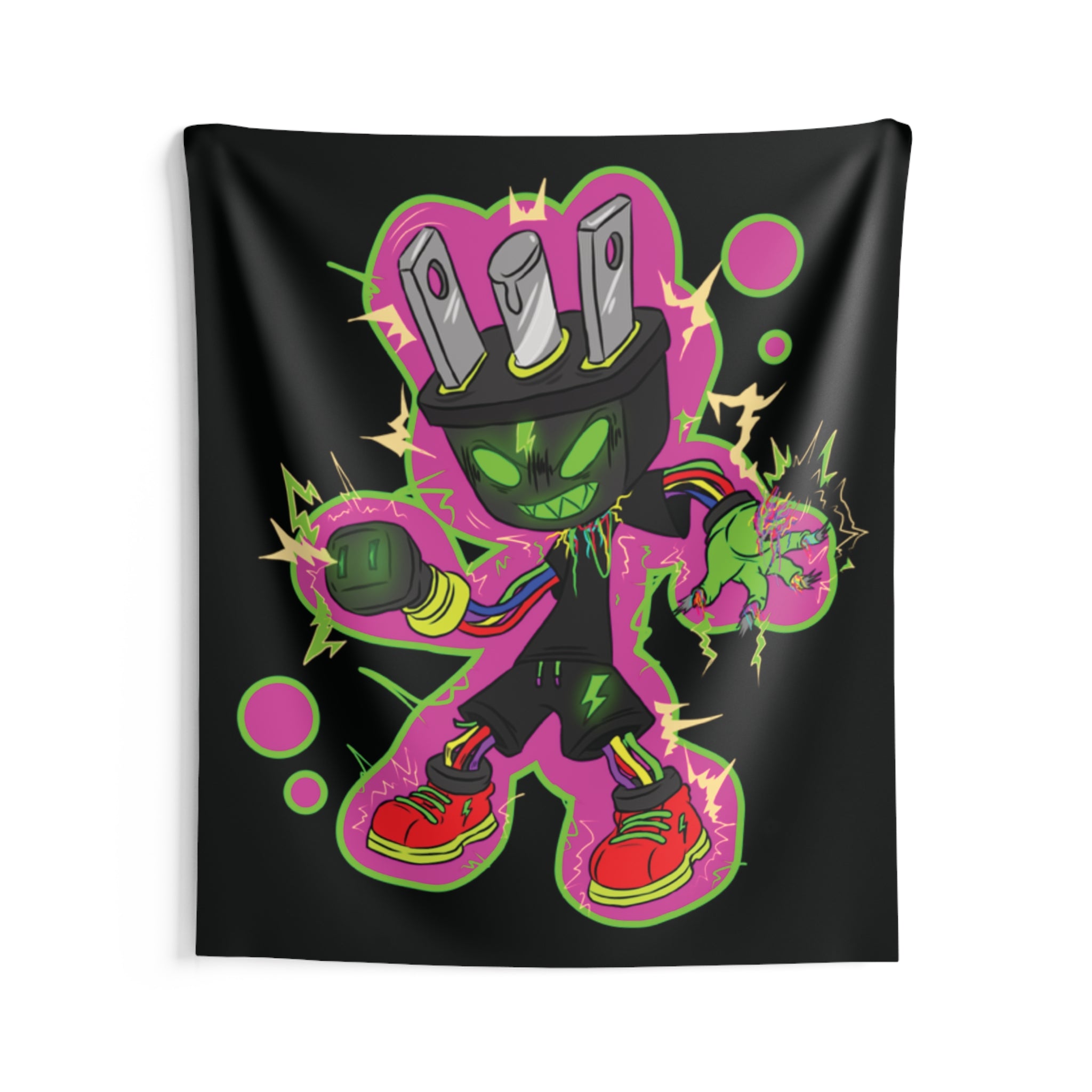 Splat Wall Tapestry | Neon Street Canvas