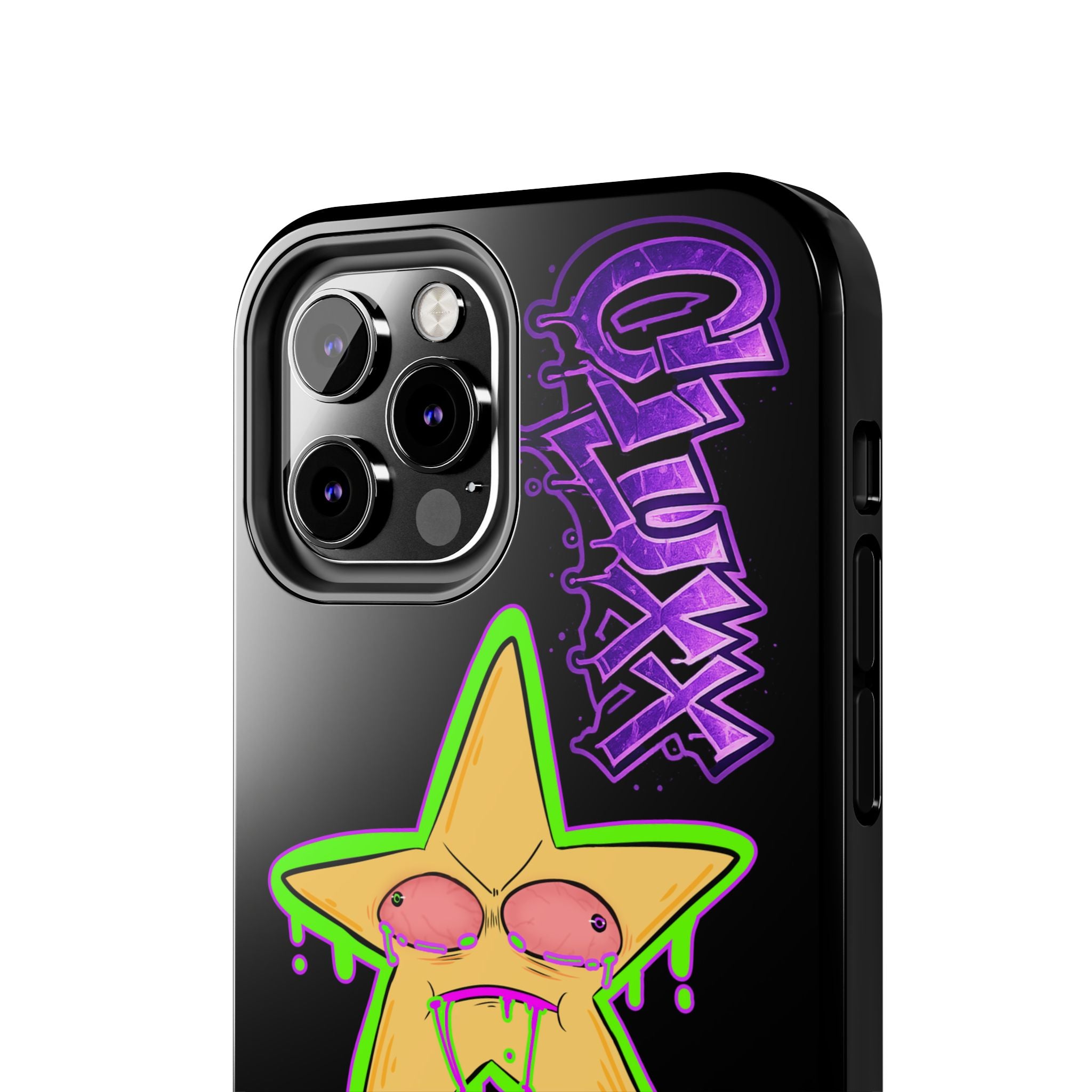 Benny The Star & CLUXX Phone Case,  Black Graphic Phone Case.