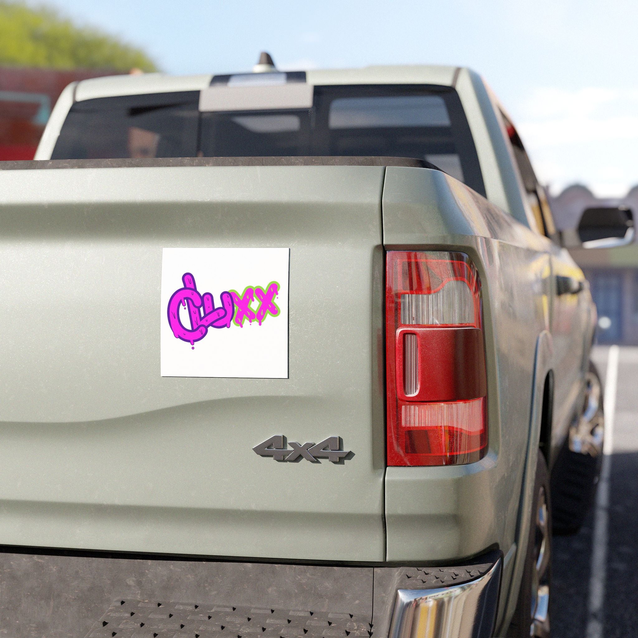 CLUXX Drip Logo Magnet | Neon Street Tag