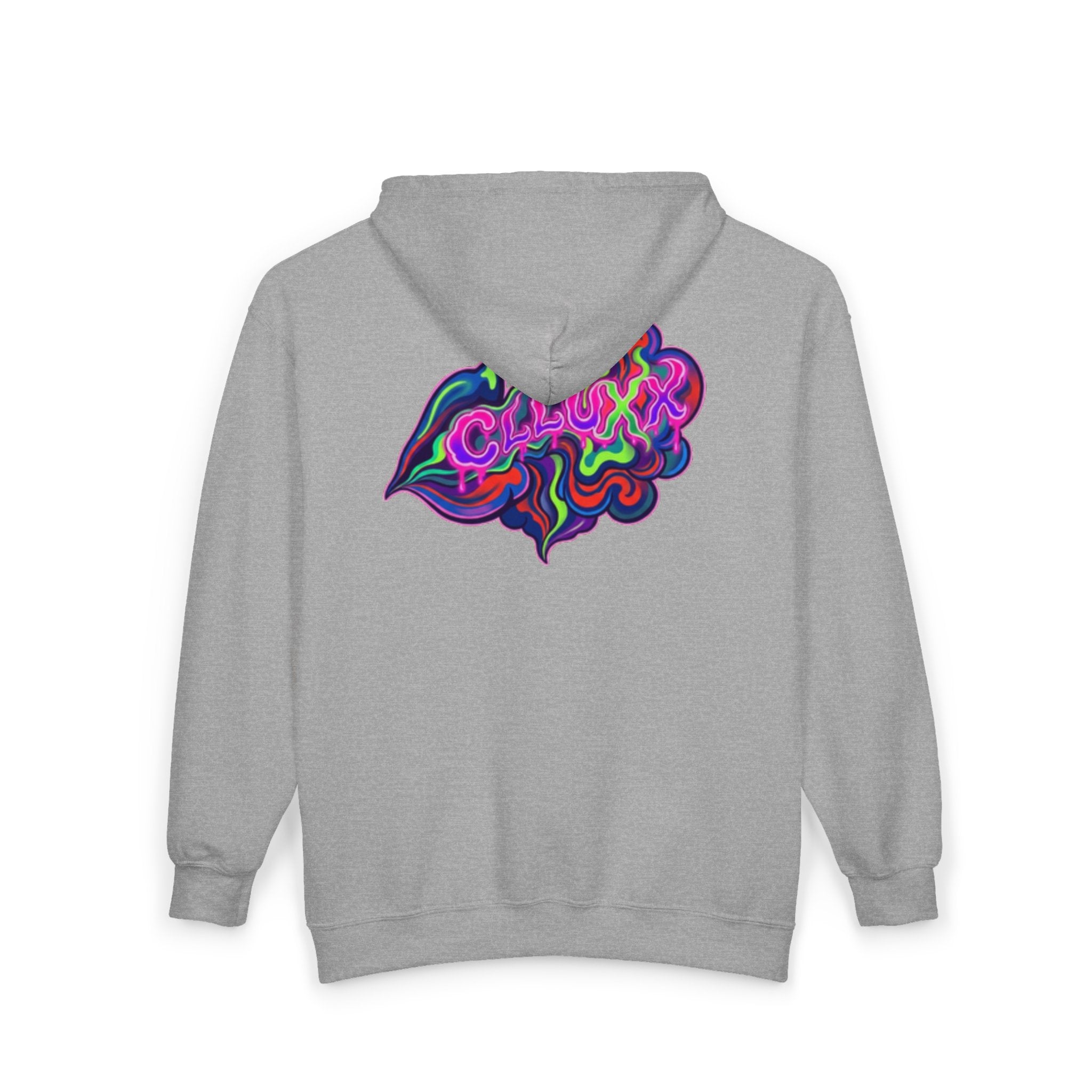 Split Heart Zip Hoodie – CL LUXX Graphic Streetwear