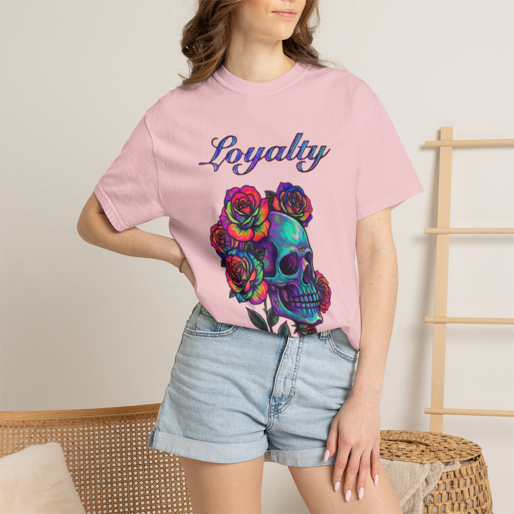 Loyalty Skull T-Shirt — Back Dagger Graphic