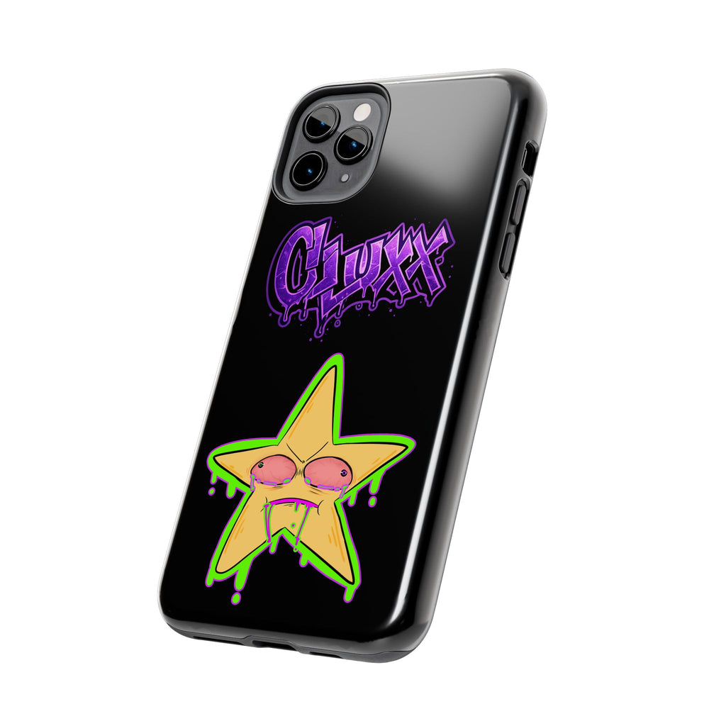 Benny The Star & CLUXX Phone Case,  Black Graphic Phone Case.