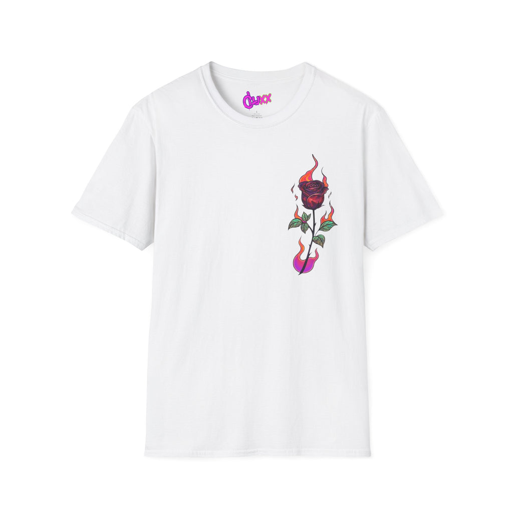 No Evil Graphic Tee – Burning Rose Streetwear T-Shirt