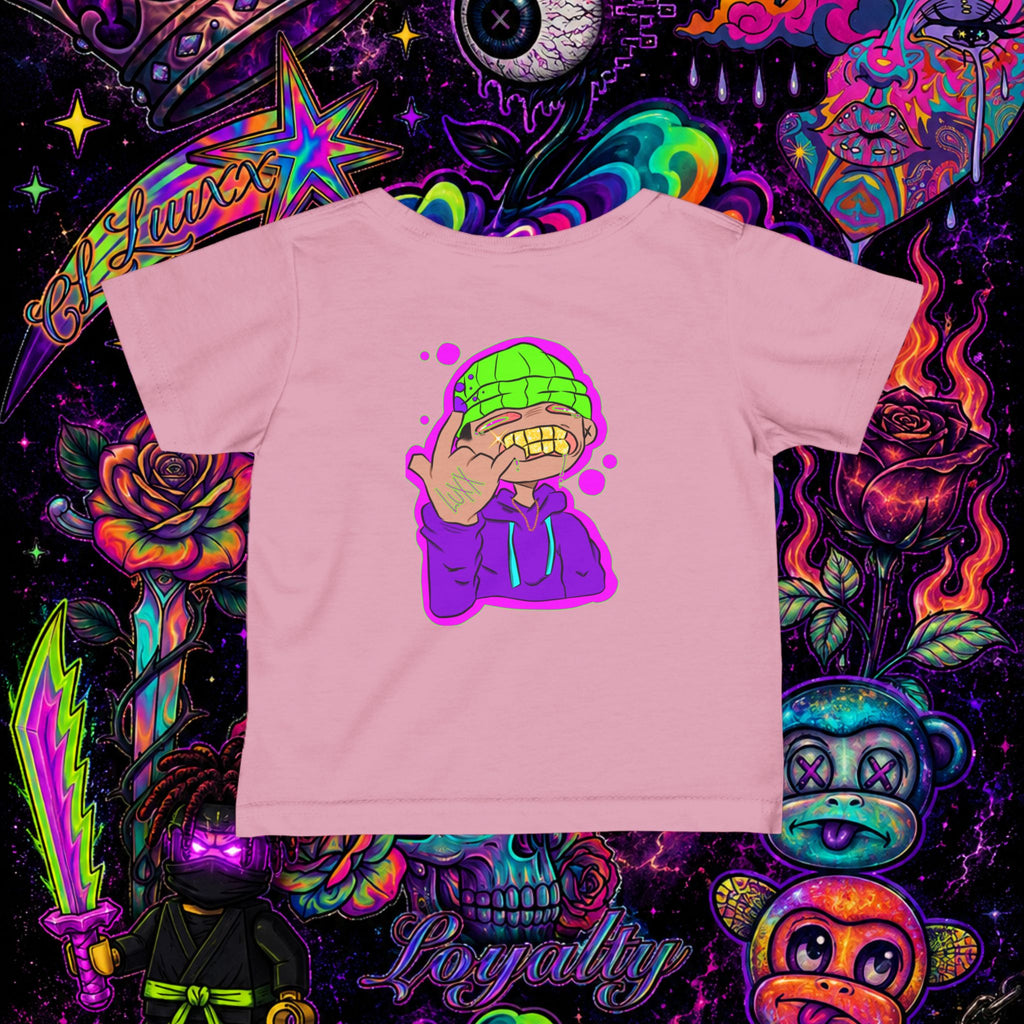Neon Ninja Infant Tee | Cartoon Graphic Baby T-Shirt