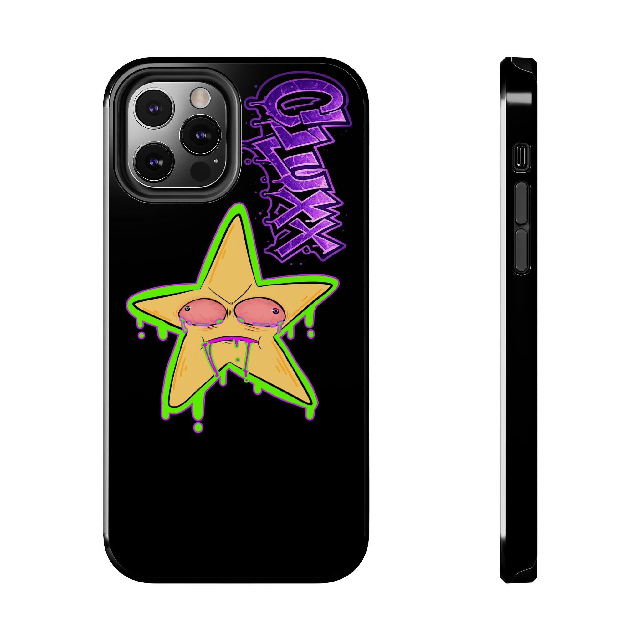 Benny The Star & CLUXX Phone Case,  Black Graphic Phone Case.