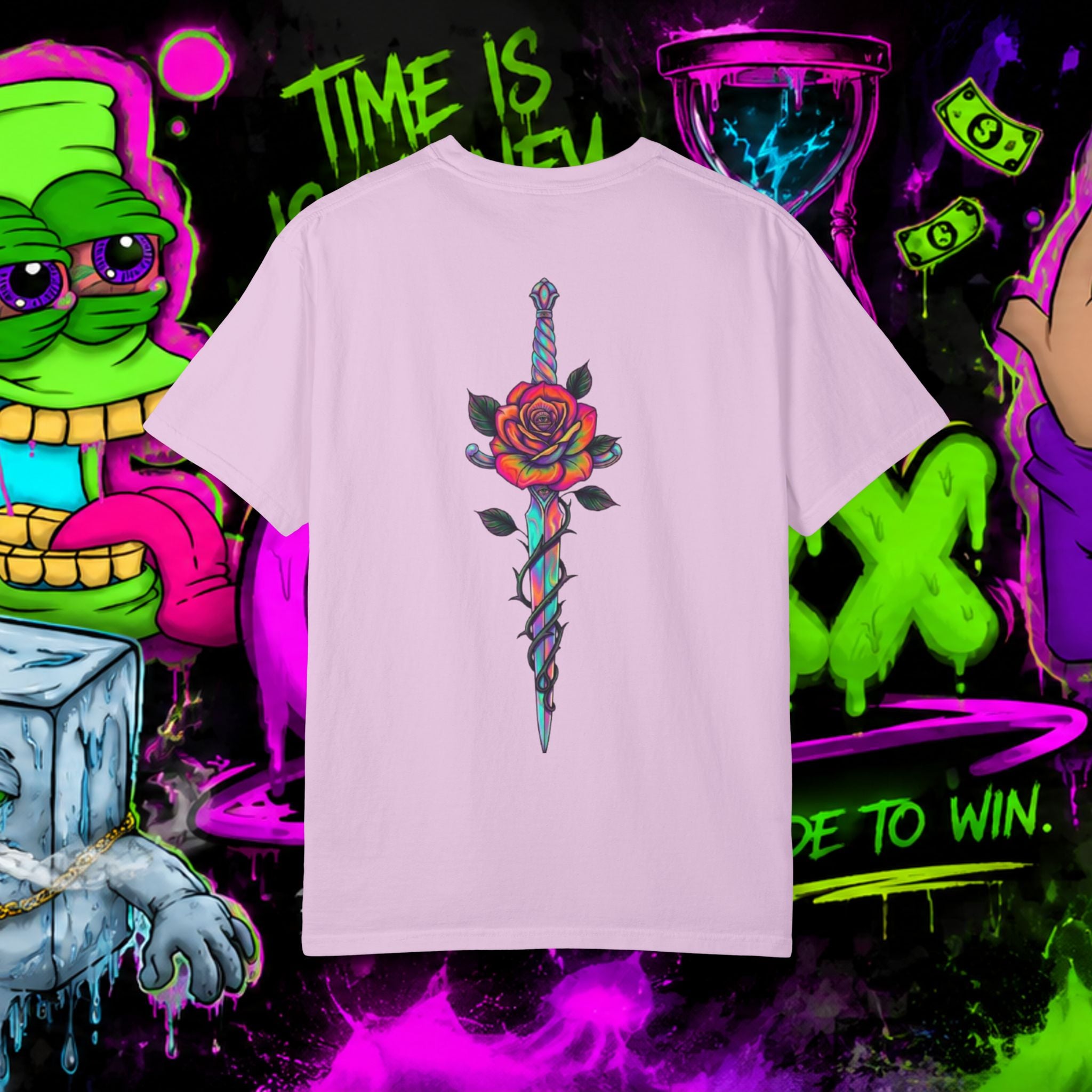Loyalty Skull T-Shirt — Back Dagger Graphic