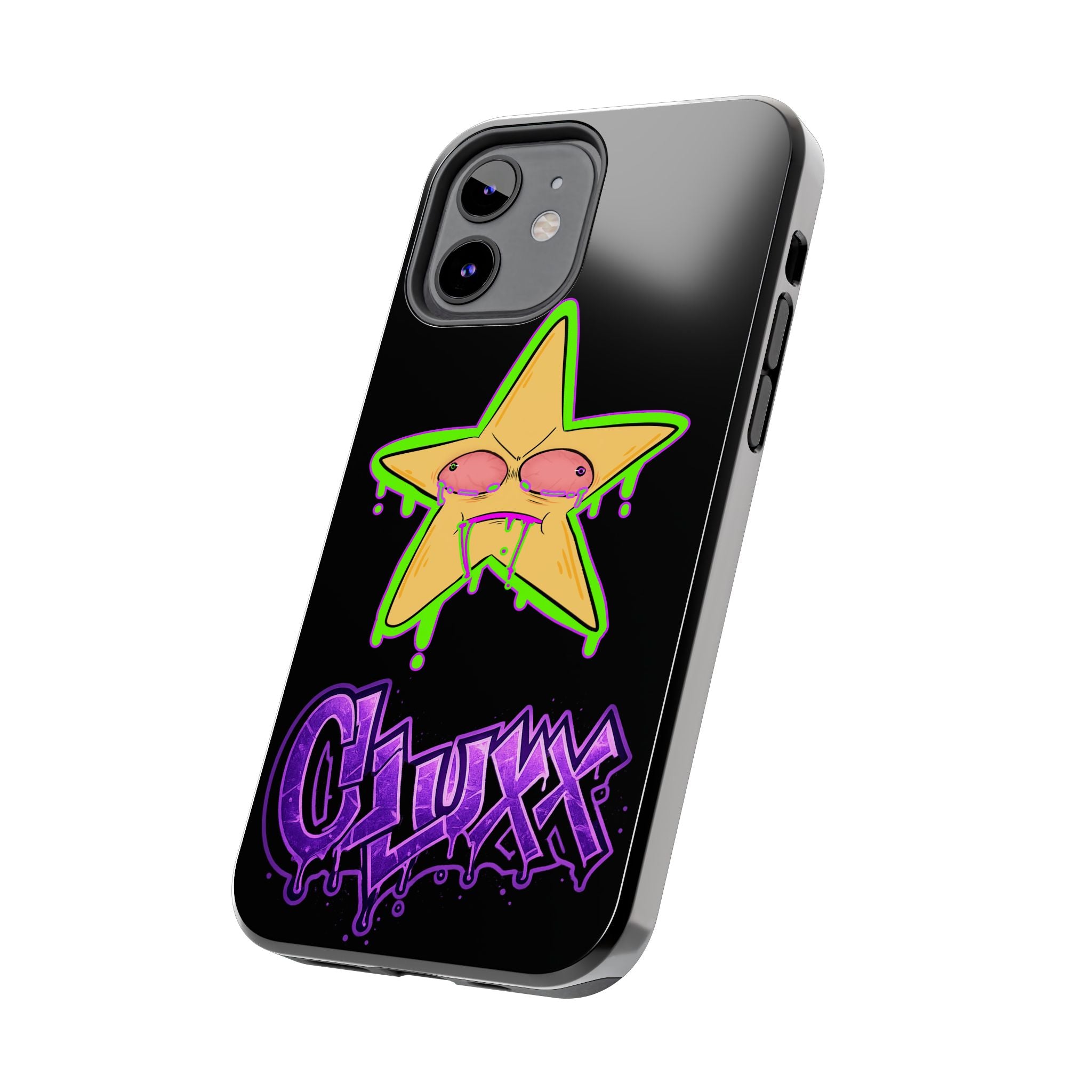 Benny The Star & CLUXX Phone Case,  Black Graphic Phone Case.