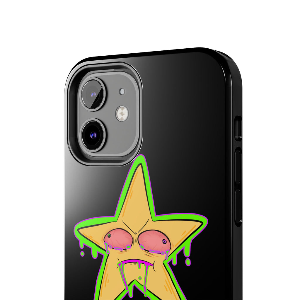 Benny The Star & CLUXX Phone Case,  Black Graphic Phone Case.