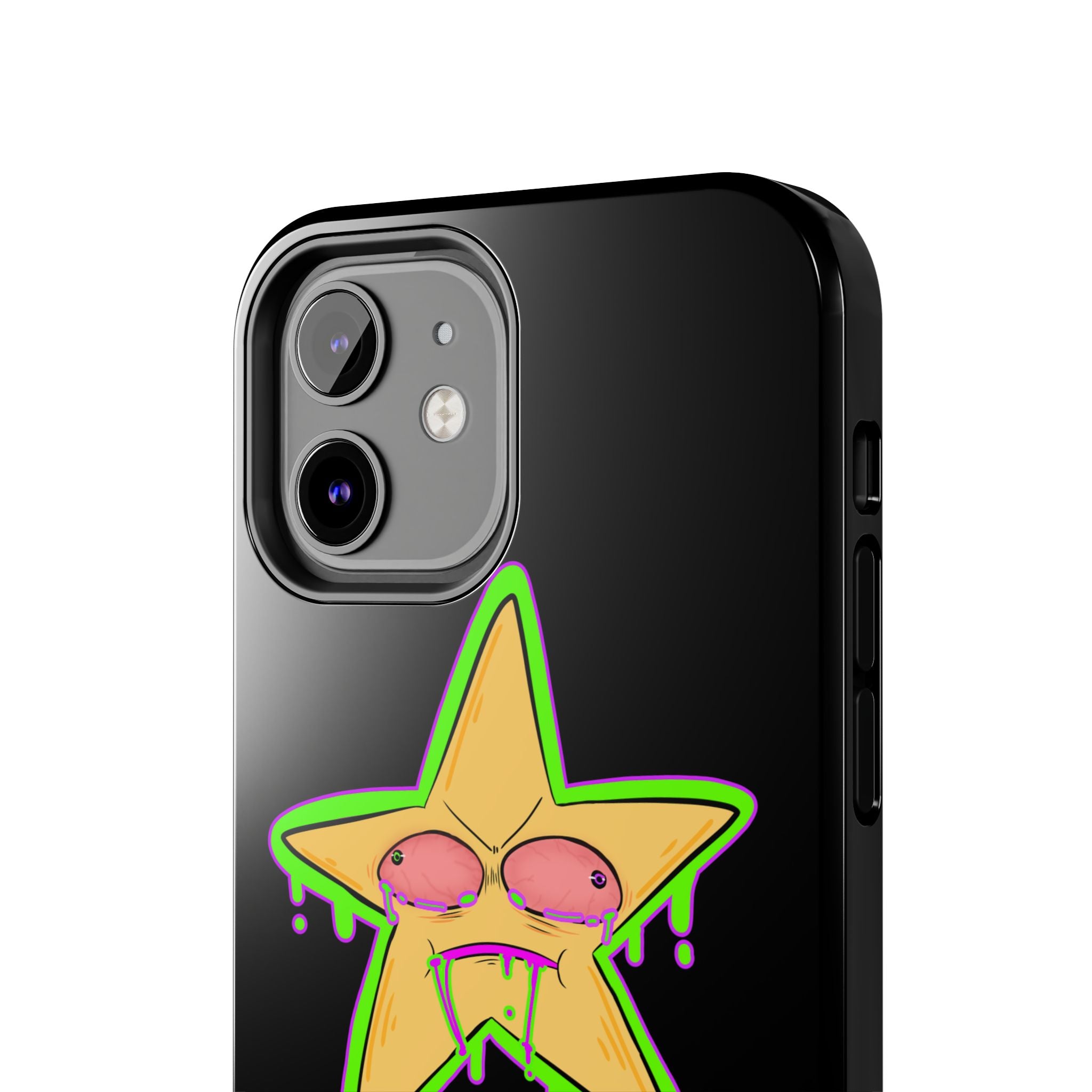 Benny The Star & CLUXX Phone Case,  Black Graphic Phone Case.