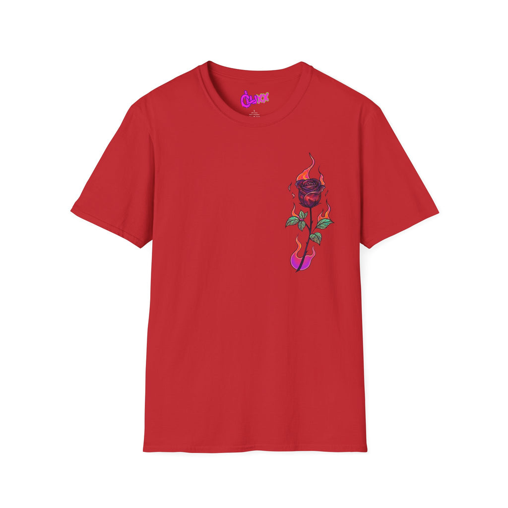 No Evil Graphic Tee – Burning Rose Streetwear T-Shirt