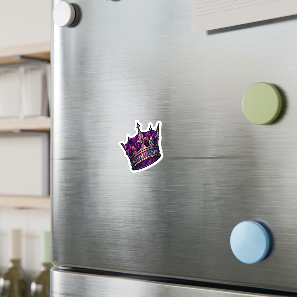 Galaxy Crown Kiss-Cut Vinyl Sticker