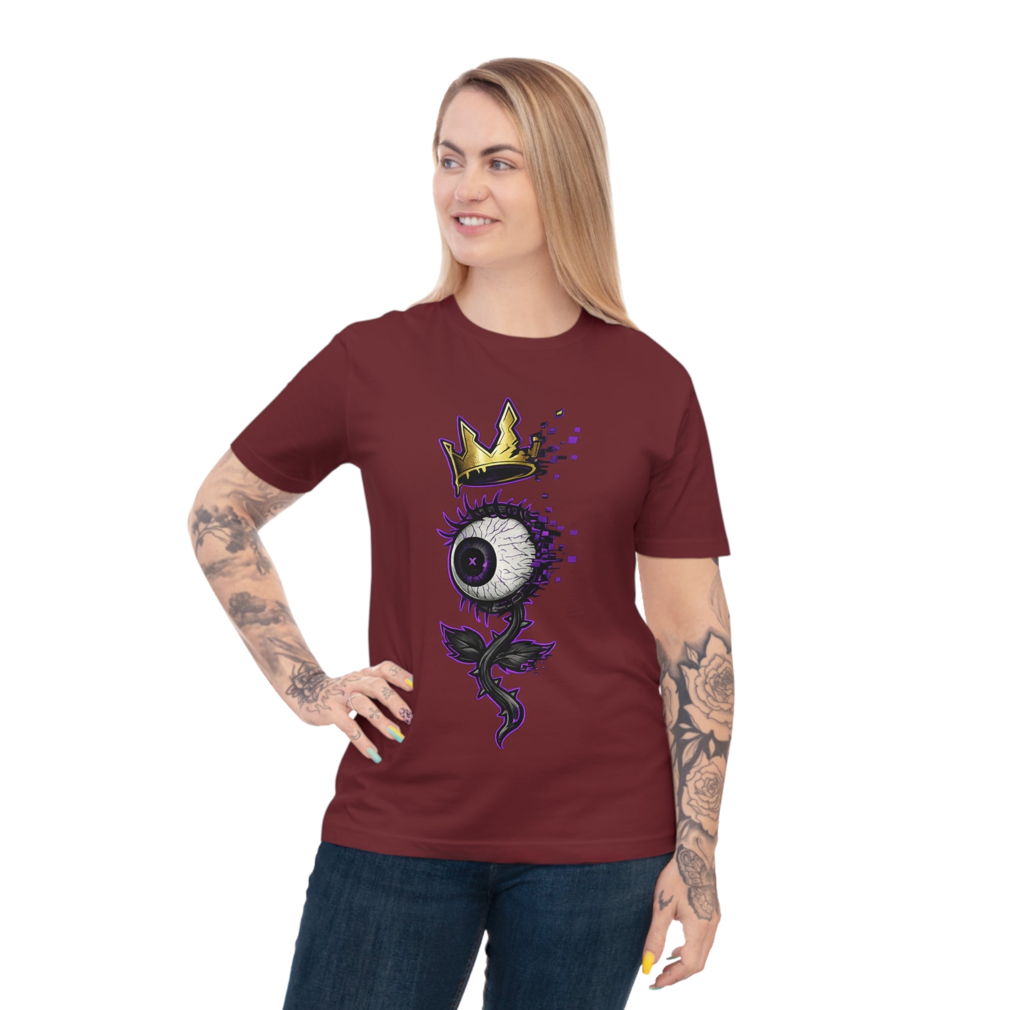 See Beyond The Glitch | Organic Cotton Tee 👁️👑⚡